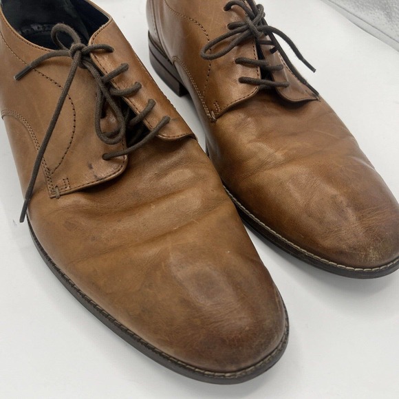 Cole Haan Johnson Oxford Grand 360 Plain Toe Dress Shoes Tan‎ Mens 11.5 M main image 9